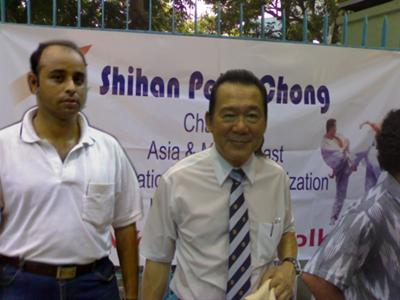 Arijit with Peter Chong Shihan , 8th Dan
